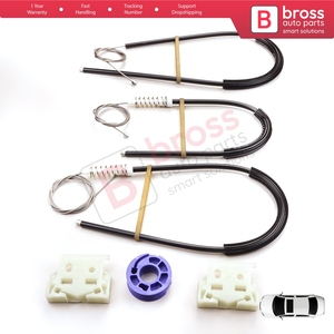 BWR881 Juego de reparación de regulador de ventanilla eléctrica delantera derecha para C5 MK2 MK3 RD/TD RC RD RW 2007-2018 4/5 puerta 9675898980Bross Auto Parts - Product Image 2