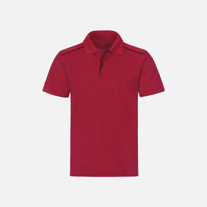 Vente en gros 100% coton brodé sur mesure pour hommes polos à boutons courts vierges de golf anti-rides - Product Image 5