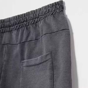 Vente en gros de t-shirts avec logo personnalisé grande taille pour hommes ensembles de t-shirts sans manches de gymnastique d'été ensemble 2 pièces de t-shirts courts ensembles de fitness - Product Image 5