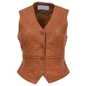 Nouveau gilet d'équitation de rembourrage pour hommes et femmes de haute qualité à prix bon marché pour vêtements en cuir et gilet en cuir de moto léger - Product Image 6