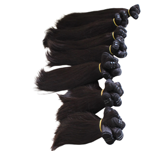 Ventes en gros de mèches de cheveux vierges vietnamiennes super double drawn, extensions de cheveux humains, trame droite, cuticule naturelle, vague naturelle - Product Image 5