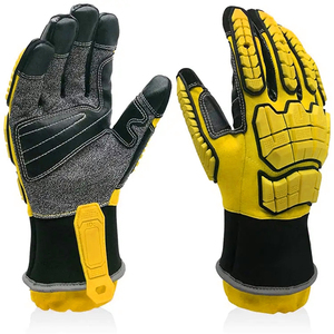 Fabricant professionnel Gants de mécanicien de champ pétrolifère TPR Impact pour les gants de l'industrie du forage minier avec Logo personnalisé - Product Image 1