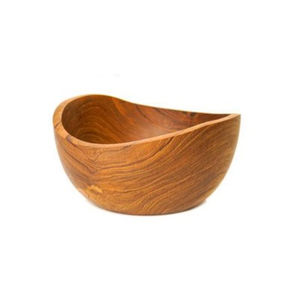 Accessoires de vaisselle Bol de service en bois Bol de service rond en bois pour dessert alimentaire pour organisateur de cuisine à domicile à bon prix - Product Image 3
