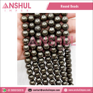 Anshul Impex India: Piedras Preciosas de Pirita Natural de Vidrio para Joyería, 12mm, Cuentas Sueltas, Compra al por Mayor, Origen India, Exportación, Más Vendidas - Product Image 3