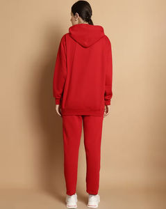 Ensemble de survêtement slim pour femmes, sweat-shirt athlétique et pantalon de jogging à jambe étroite, vêtements de sport extensibles et confortables, design personnalisé - Product Image 3