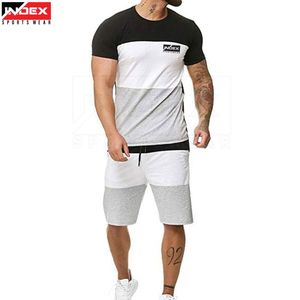 เสื้อยืดและกางเกงขาสั้นผู้ชาย รุ่นใหม่ล่าสุด คุณภาพพรีเมียม 100% คุณภาพสูง ราคาถูก ขายส่งจากโรงงานโดยตรง ผู้ผลิตที่ดีที่สุด - Product Image 1