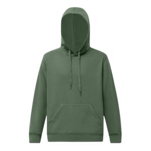 Sudadera con Capucha Verde Unisex, Sudadera con Capucha Lisa de Felpa de Algodón Premium, Ropa de Invierno, Estilo Urbano Informal, Corte Regular, al por Mayor - Product Image 1