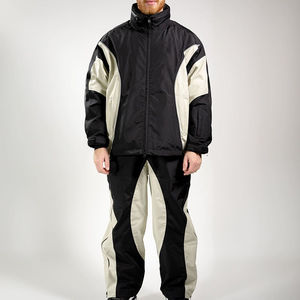 Conjunto de Chaqueta y Pantalón Cortavientos Personalizable con Logotipo, Trajes Deportivos Impermeables con Capucha para la Temporada de Invierno - Product Image 6