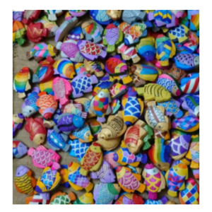 Sculpture de poisson en bois naturel fait à la main élégant fait à la main en bois artisanat décoration cadeau article meilleur prix fournisseur - Product Image 5