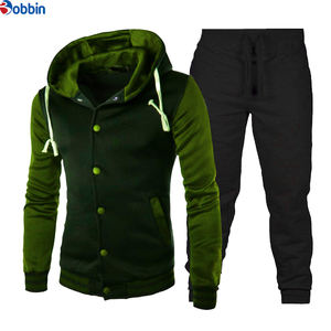 Conjunto Deportivo de Moda, Chaqueta Universitaria de Terciopelo para Hombre, Conjunto de Pantalones Deportivos, Atuendo de Baloncesto, Invierno, Unisex, Chándal, Conjunto Hip Hop - Product Image 5