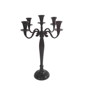 Candelabros de níquel pulido clásico de estilo Vintage, candelabro de Metal para decoración del hogar con función sin llama para Navidad - Product Image 3