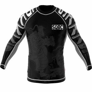 ชุดรัชการ์ดสำหรับผู้ชาย,ชุดออกกำลังกายขนาดเล็กป้องกันผื่น Bjj ชุดออกกำลังกายและการฝึก MMA - Product Image 2