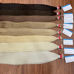 Extensiones de cabello humano virgen a granel al por mayor fábrica proveedor vietnamita cutícula alineada pelo a granel sin trama para trenzar - Product Image 4
