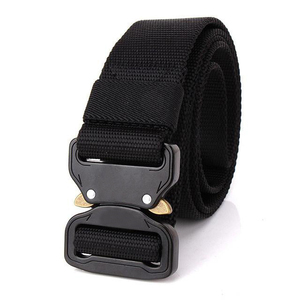 Ceinture en tissu 2025 de style personnalisé en gros ceinture tactique réglable pour hommes avec couleur et taille personnalisées - Product Image 4