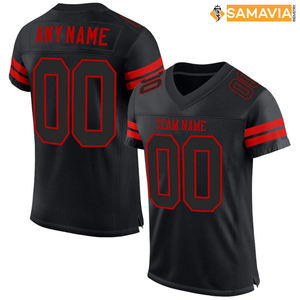 Uniforme de football américain SAMAVIA en polyester à séchage rapide 7V7 du fabricant personnalisé Protection UV ensemble d'été à manches courtes sur mesure - Product Image 2