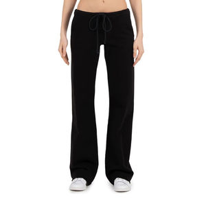 Online Custom Puff Print Fleece Blank Baggy Sun Faded Fleece Pants Wholesale Flare Wide Leg Sweatpants Men Flare Men's pants - Product Image 6