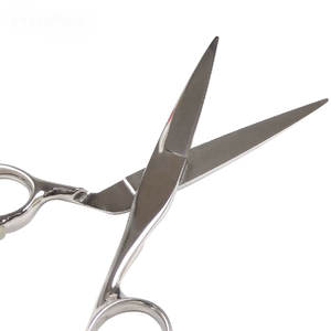 Ciseaux de coiffure professionnels de 6 pouces en acier inoxydable poli miroir avec manche décalé - Product Image 5