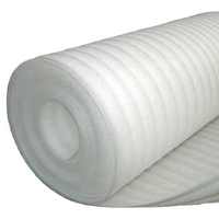 Rouleaux de mousse d'emballage en polyéthylène expansé (EPE) blancs, épaisseur 2 mm, longs, imperméables, antistatiques, antibactériens, résistants à l'humidité
