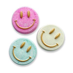 Bombas de Baño Orgánicas Smiley de Marca Privada al por Mayor de Fábrica OEM, Bombas de Baño Personalizadas, Venta Caliente - Product Image 1