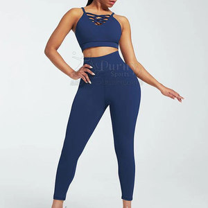 2025 New Design Professional Women Set Wholesale Women Yoga Set New Arrival 100% Cotton Women Set - Product Image 1