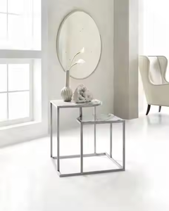 Table basse d'appoint en aluminium Table d'appoint en métal Meubles en aluminium par Azora Industries - Product Image 3