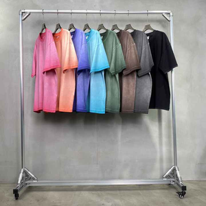 เสื้อยืดผ้าฝ้าย100% สำหรับผู้ชายเสื้อยืดวินเทจว่างเปล่าออกแบบได้ตามต้องการ - Product Image 4