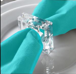 แหวนผ้าเช็ดปากสไตล์วินเทจสุดหรูลายใบไม้สีทองประดับโต๊ะอาหารทำจากโลหะและเรซินสำหรับงานเลี้ยงและร้านอาหาร - Product Image 1