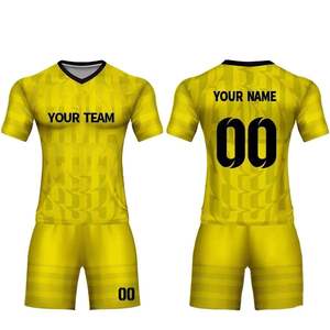 Kit de uniforme de fútbol personalizado de alta calidad, ropa de fútbol transpirable de secado rápido, uniformes de camiseta de fútbol - Product Image 3