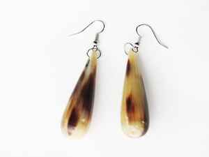 Boucles d'oreilles longues en corne naturelle de couleur noire et multi-corne de haute qualité bijoux de mode conçus par le fabricant à vendre - Product Image 6