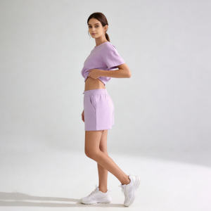 Shorts de yoga Lulu pour femmes, amples, sportifs, doux, respirants, taille haute, 4 pouces - Product Image 5