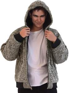 เสื้อมีฮู้ดโอเวอร์ไซส์ผ้าฝ้าย100% สีพื้น - Product Image 4