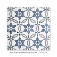 Centurymosaic Modern Flower Waterjet Marble Mosaic Carreaux de mosaïque pour murs intérieurs d'hôtel Solution de conception graphique professionnelle