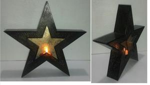 เชิงเทียนแบบชนบทสำหรับตกแต่งโต๊ะในบ้านในวันหยุดเทศกาล - Product Image 2