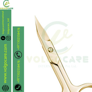 Tijeras para cutículas de uñas curvas afiladas, hoja de acero inoxidable Premium para manicura, pedicura, uñas de los pies, cortador de aseo de belleza - Product Image 3
