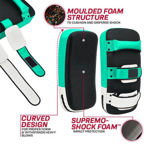 Bouclier de coup de pied de boxe en cuir Pu robuste poinçonnage Sport entraînement Sport combat coup de pied bouclier - Product Image 2