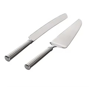 Stainless Steel Wedding <b>Cake</b> <b>Server</b> Set Dessert Pie <b>Server</b> <b>Cake</b> Cutter Knife Birthday Anniversary - Product Image 6