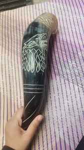 Directo de India, la mejor calidad, personalizado, respetuoso con el medio ambiente, hecho a mano, cuerno vikingo para beber, artesanías naturales para uso doméstico en hoteles, tallado - Product Image 5