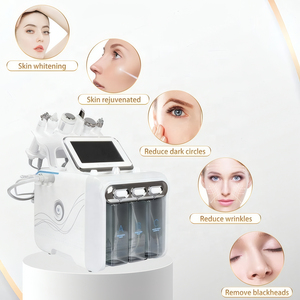 Machine professionnelle de dermabrasion à jet d'oxygène Hydra 6 en 1 pour un nettoyage en profondeur des pores, un blanchiment et une revitalisation en salon de beauté - Product Image 6