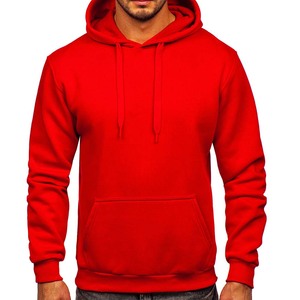 100% Cotton Fashionable Mens Pullover Custom Casual Unisex Kangaroo Pocket <b>Thermal</b> <b>Hoodie</b> - Product Image 4