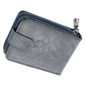 Customizable Designed Genuine Leather Single Shade Around Zip <b>Wallet</b> Premium Quality Leather Single Shade Around Zip <b>Wallet</b> - Product Image 6