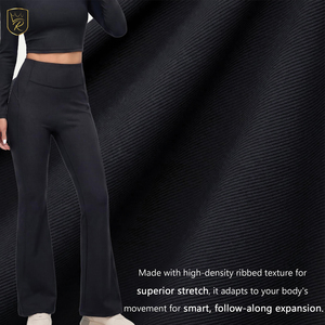 Pantalones de Yoga Acampanados para Mujer, de Cintura Media, Pierna Ancha, Ecológicos, de Secado Rápido y Transpirables, Ideales para Fitness Diario y Movimiento - Product Image 6