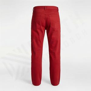 กางเกงยีนส์ทรงตรงแบบคลาสสิกสำหรับผู้ชาย ผ้าเดนิมทนทาน สวมใส่สบาย เหมาะสำหรับใส่ในชีวิตประจำวัน ดูดีในสไตล์วินเทจและสตรีทแวร์ - Product Image 2