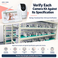 Kit de caméra simple ou double optionnel, moniteur bébé à écran partagé 5 pouces, projet OEM pour importateurs en gros dans le monde entier