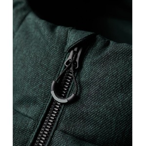 New Arrival Winter <b>Padded</b> Canvas <b>Jacket</b> Men's Thickened Warm Hooded Outerwear Front Logo <b>Waterproof</b> Reversible for BD Supplier - Product Image 5