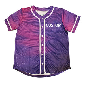 Conjunto de Jersey de béisbol de poliéster transpirable con estampado de sublimación totalmente personalizado para adultos, ropa de softbol, camisa, pantalones, Diseño de equipo - Product Image 1