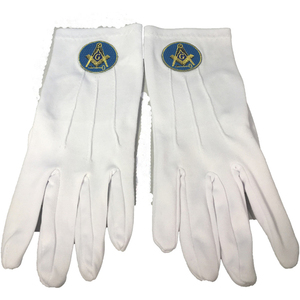 Gants maçonniques en pur coton de haute qualité - Product Image 3