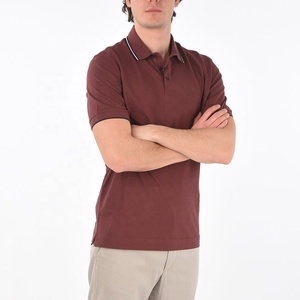 Polo OEM de tendencia, polos de algodón de alta calidad para hombre, polos informales para exteriores y ropa de calle a medida - Product Image 4