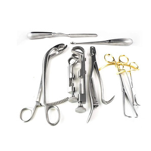 Kit Profesional de Instrumentos Manuales para Cirugía Ortopédica, Juego de Instrumentos de Acero Inoxidable Alemán, Pinzas para Sujetar Huesos, Curetas - Product Image 5
