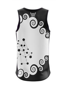 Camiseta sin mangas personalizada con estampado de sublimación de malla para hombre, camiseta de moda para hombre, camisetas sin mangas al por mayor - Product Image 2