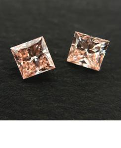 0.69 ct princesse coupe rose laboratoire diamant cultivé en vrac pour bague Solitaire F couleur VS clarté diamant en vrac pour la fabrication de bijoux - Product Image 6